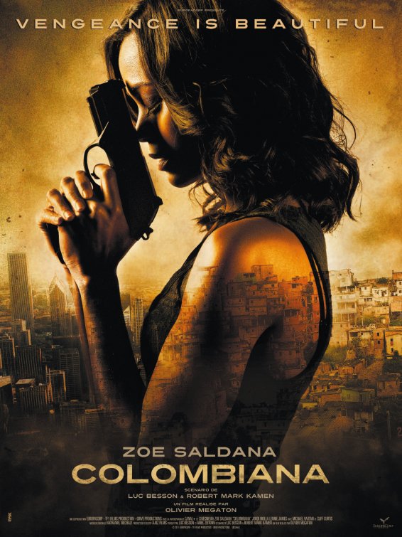 1000 piece jigsaw puzzle for the movie poster: Colombiana (2011)
