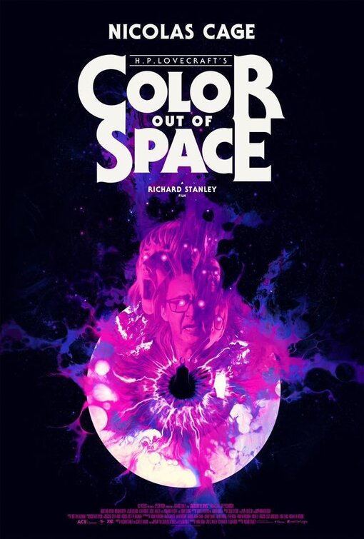 1000 piece jigsaw puzzle for the movie poster: Color Out of Space (2020)
