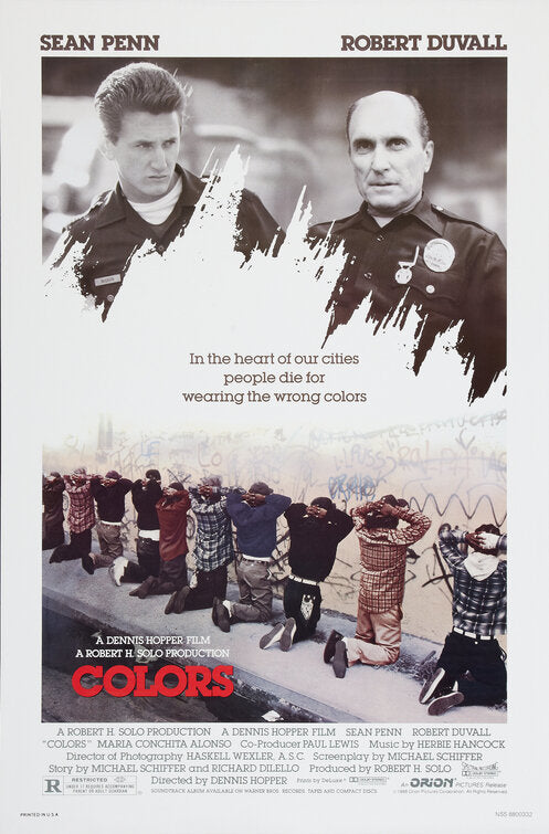 the movie poster: Colors (1988)