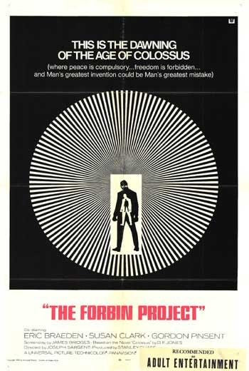 the movie poster: Colossus: The Forbin Project (1970)