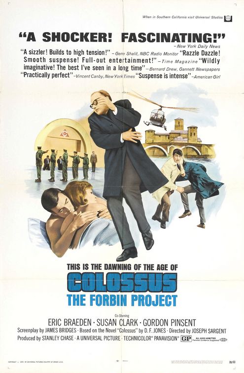 the movie poster: Colossus: The Forbin Project (1970) ver2