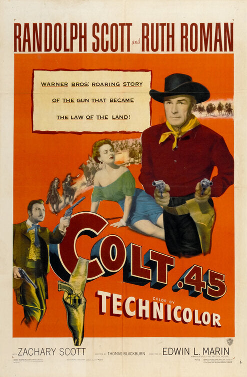 1000 piece jigsaw puzzle for the movie poster: Colt .45 (1950)