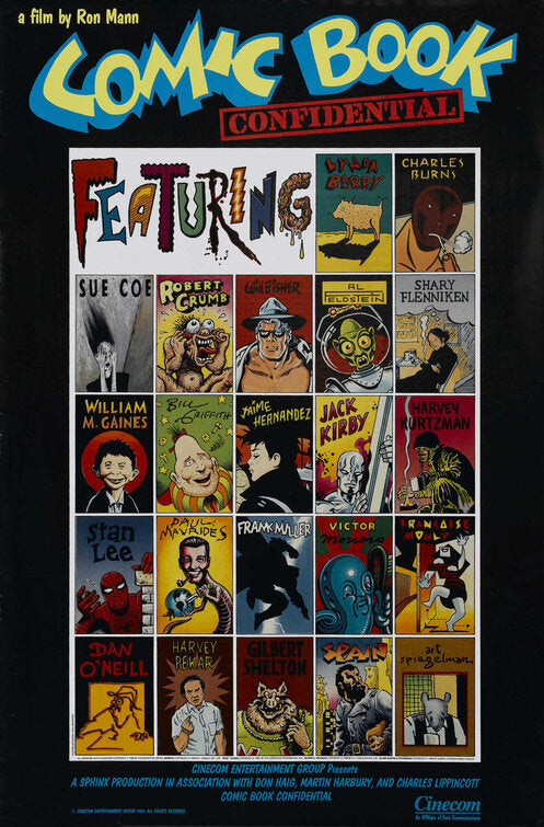 1000 piece jigsaw puzzle for the movie poster: Comic Book Confidential (1988)
