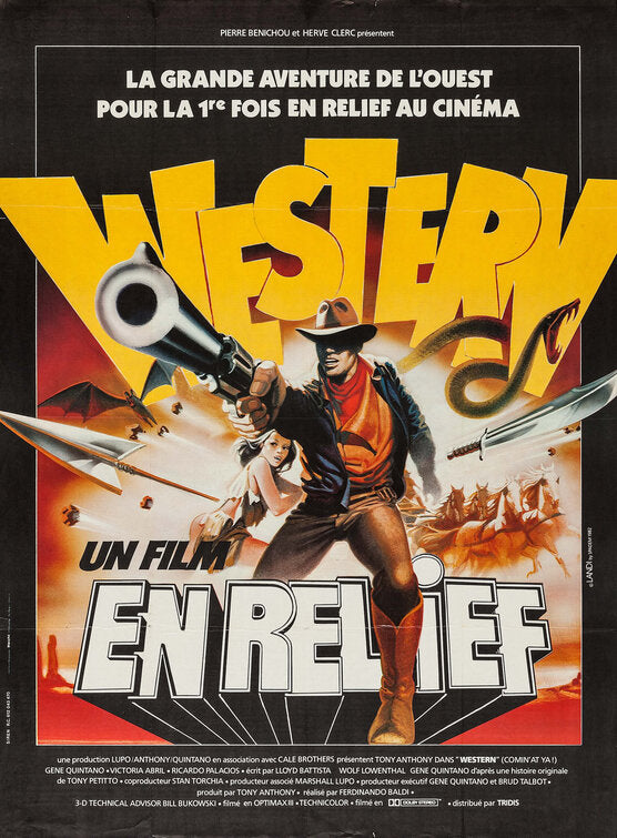 1000 piece jigsaw puzzle for the movie poster: Comin' at Ya! (1981) ver2
