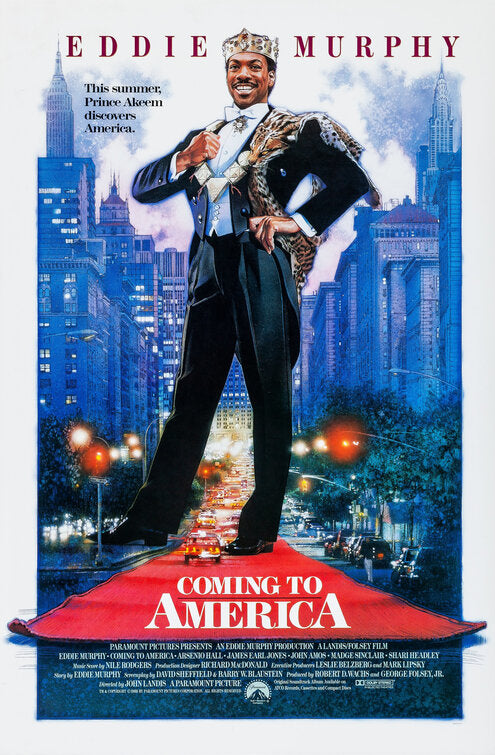 the movie poster: Coming to America (1988)