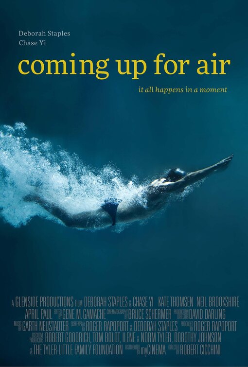 1000 piece jigsaw puzzle for the movie poster: Coming Up For Air (2019)