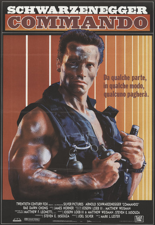 1000 piece jigsaw puzzle for the movie poster: Commando (1985) ver2