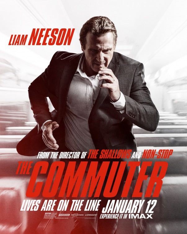 1000 piece jigsaw puzzle for the movie poster: The Commuter (2018) ver10