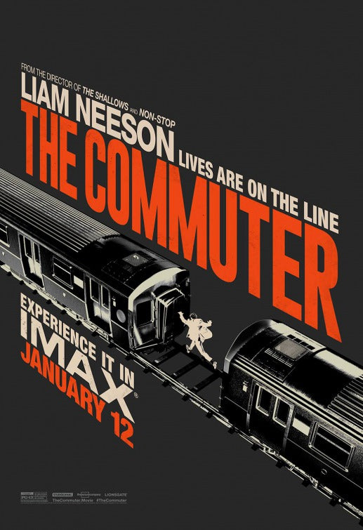1000 piece jigsaw puzzle for the movie poster: The Commuter (2018) ver15