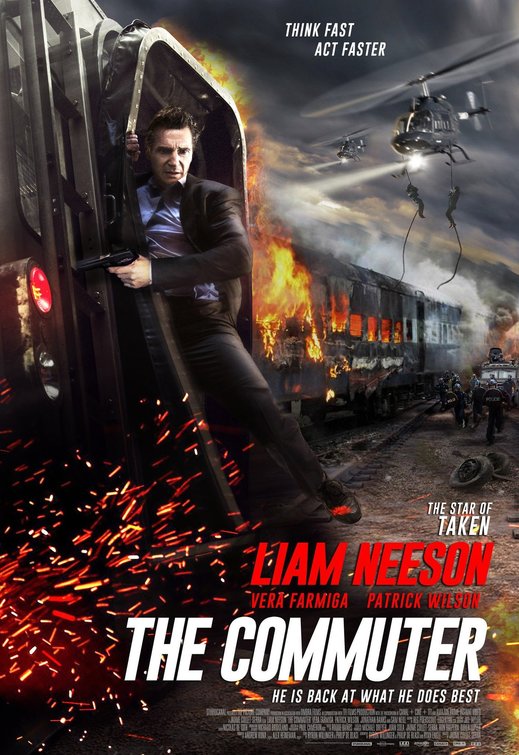 1000 piece jigsaw puzzle for the movie poster: The Commuter (2018) ver17