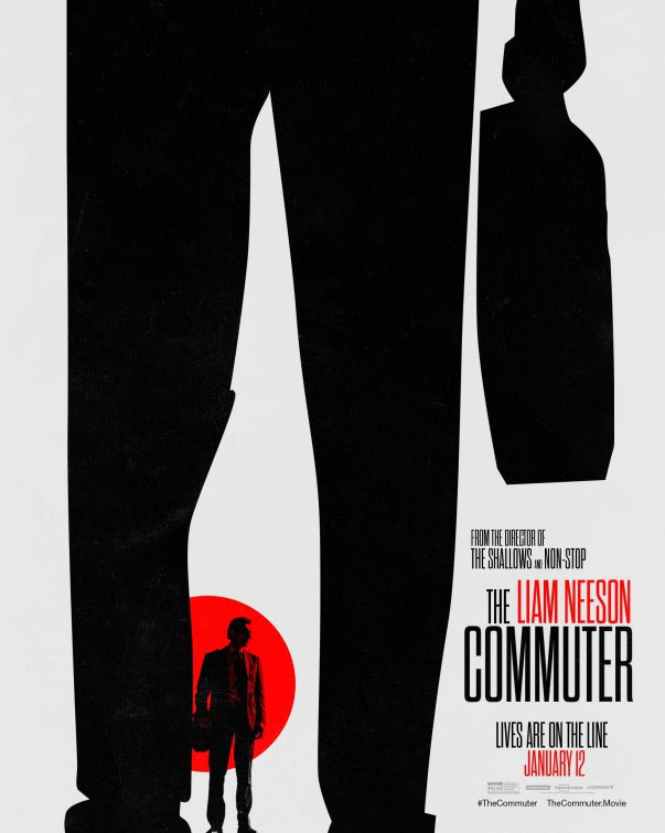 1000 piece jigsaw puzzle for the movie poster: The Commuter (2018) ver5