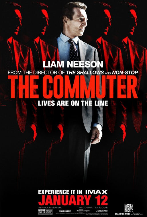 1000 piece jigsaw puzzle for the movie poster: The Commuter (2018) ver7