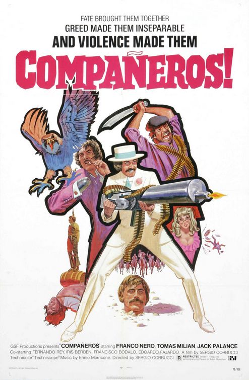 the movie poster: Companeros (1972)