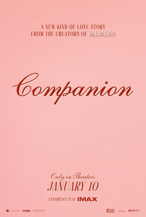 1000 piece jigsaw puzzle for the movie poster: Companion (2025)
