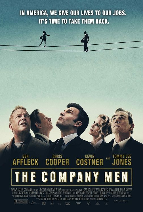 1000 piece jigsaw puzzle for the movie poster: The Company Men (2010)