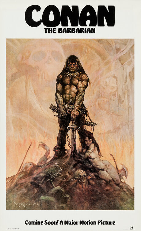 the movie poster: Conan the Barbarian (1982) ver2
