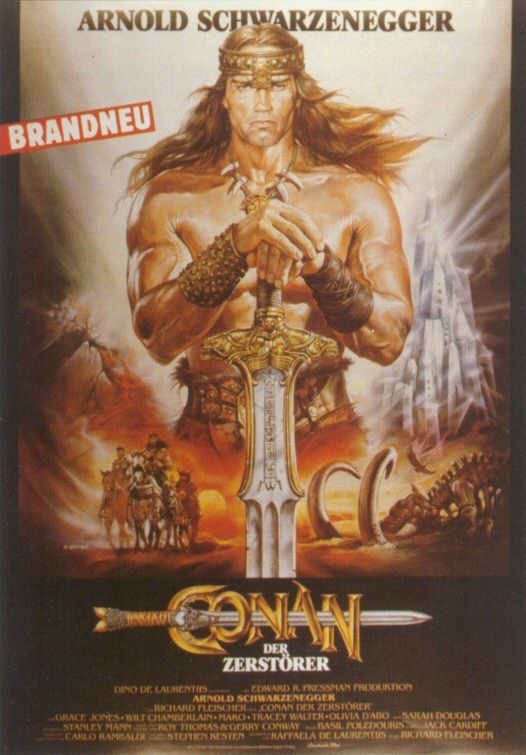 the movie poster: Conan the Destroyer (1984) ver3