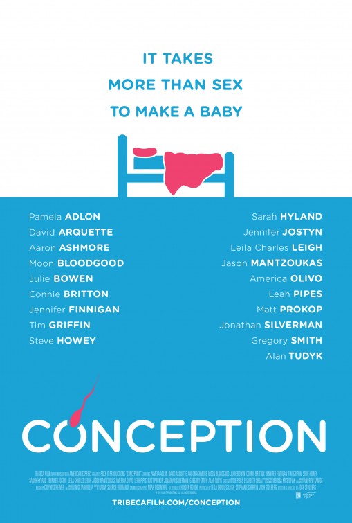 1000 piece jigsaw puzzle for the movie poster: Conception (2012)
