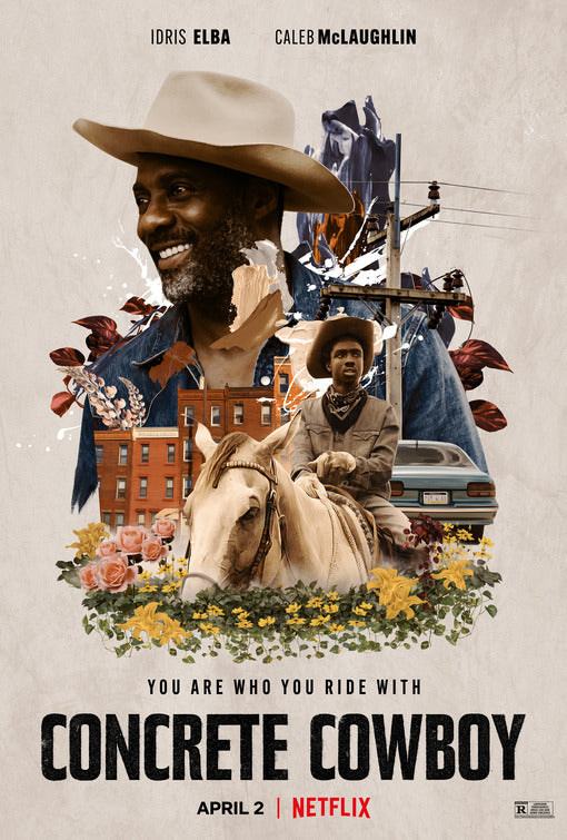 1000 piece jigsaw puzzle for the movie poster: Concrete Cowboy (2021)