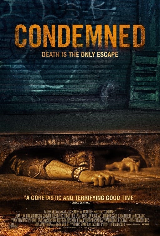 1000 piece jigsaw puzzle for the movie poster: Condemned (2015)