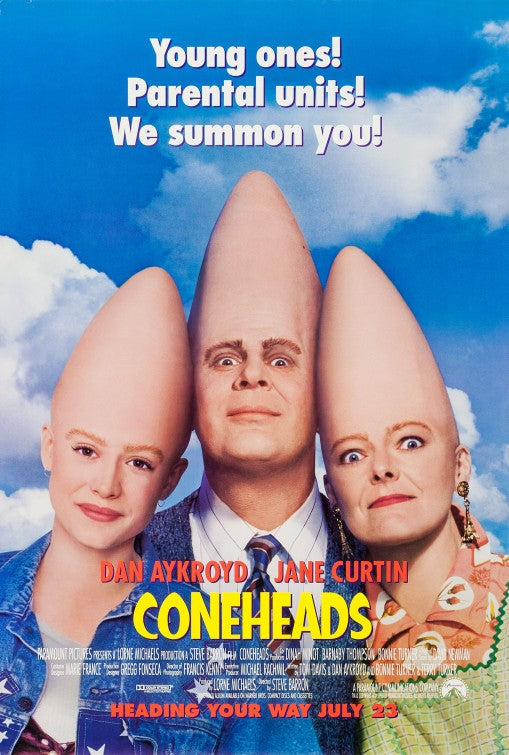 the movie poster: Coneheads (1993) ver4