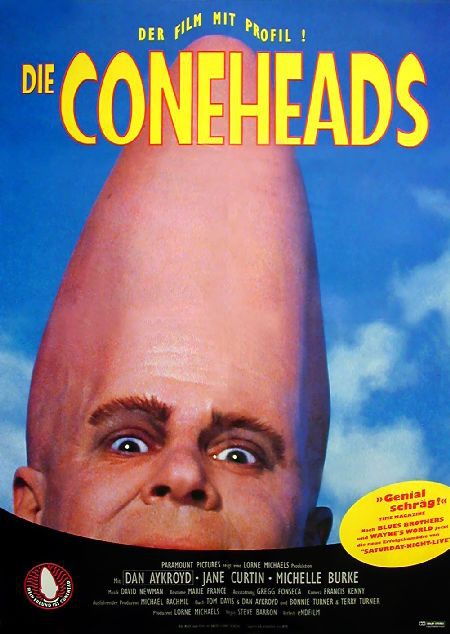 1000 piece jigsaw puzzle for the movie poster: Coneheads (1993) ver7