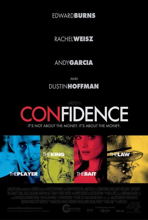 the movie poster: Confidence (2003) ver6