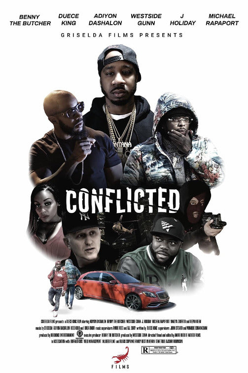 1000 piece jigsaw puzzle for the movie poster: Conflicted (2021)