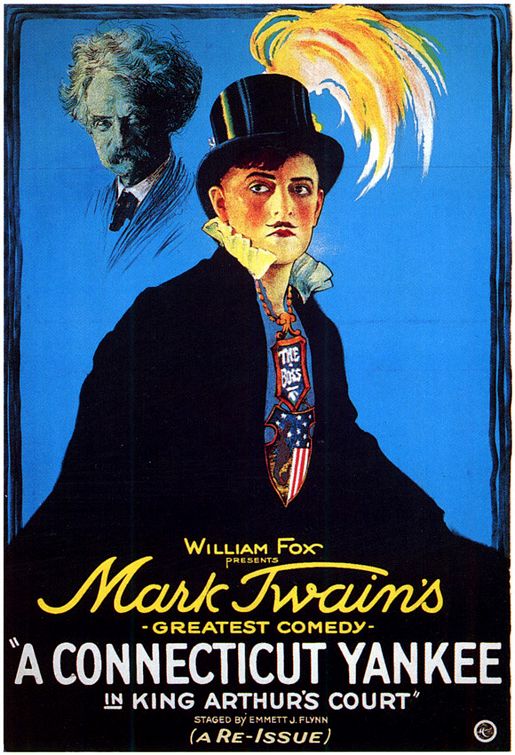 the movie poster: A Connecticut Yankee in King Arthur's Court (1921)