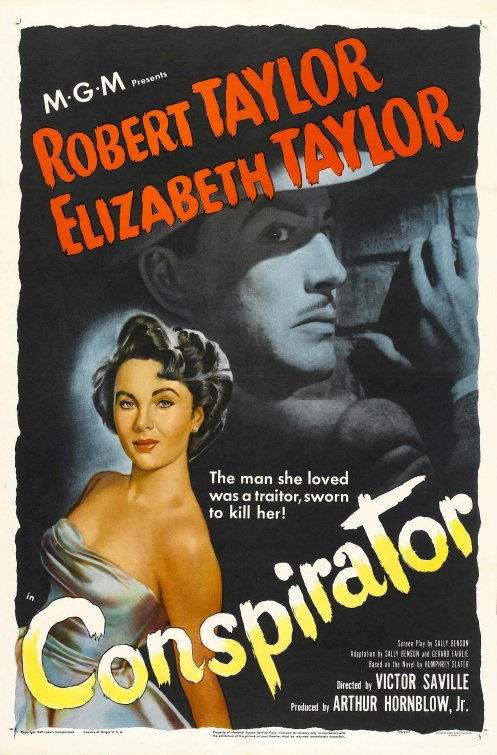 1000 piece jigsaw puzzle for the movie poster: Conspirator (1950)