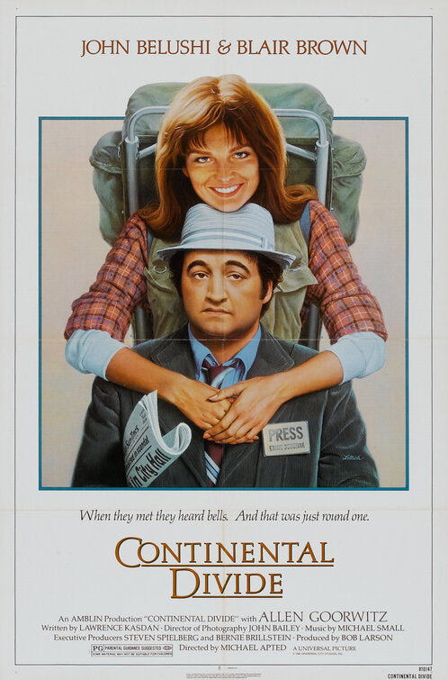 the movie poster: Continental Divide (1981)