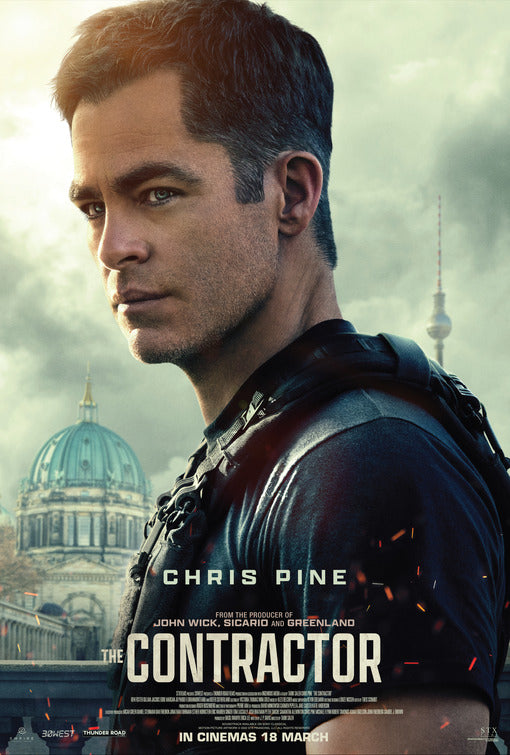 1000 piece jigsaw puzzle for the movie poster: The Contractor (2022)