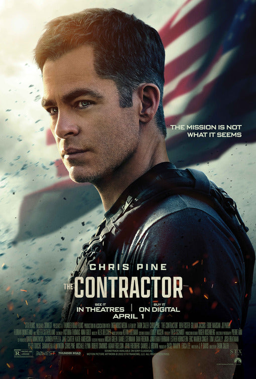 1000 piece jigsaw puzzle for the movie poster: The Contractor (2022) ver2