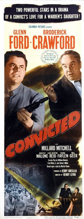 the movie poster: Convicted (1950)
