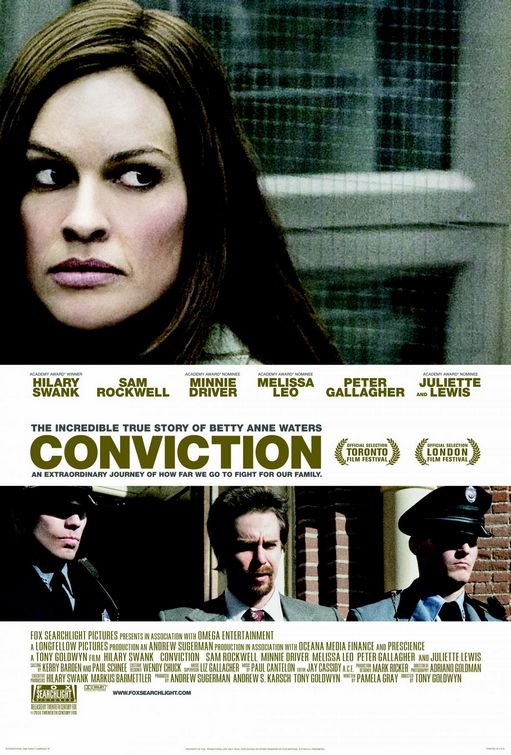 1000 piece jigsaw puzzle for the movie poster: Conviction (2010) ver2