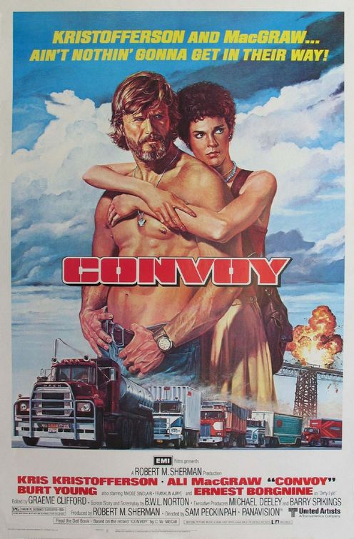 the movie poster: Convoy (1978)