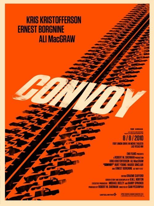 1000 piece jigsaw puzzle for the movie poster: Convoy (1978) ver3