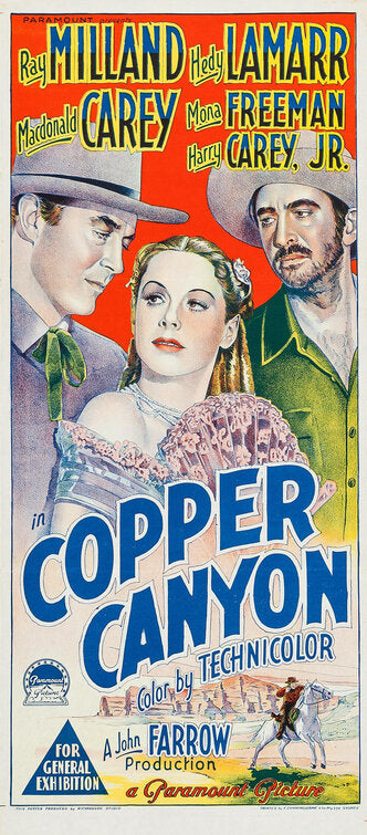 1000 piece jigsaw puzzle for the movie poster: Copper Canyon (1950) ver3