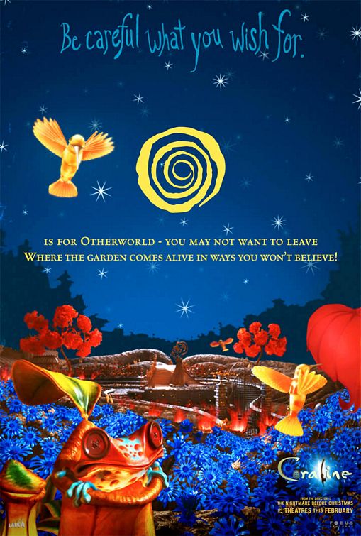 1000 piece jigsaw puzzle for the movie poster: Coraline (2009) ver17