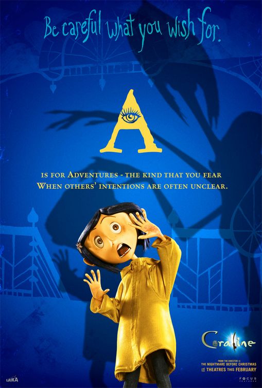the movie poster: Coraline (2009) ver3