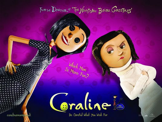 1000 piece jigsaw puzzle for the movie poster: Coraline (2009) ver31
