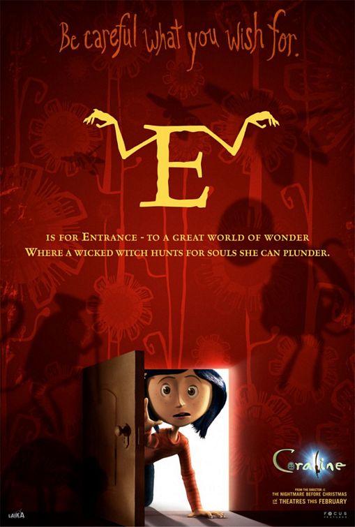 the movie poster: Coraline (2009) ver7