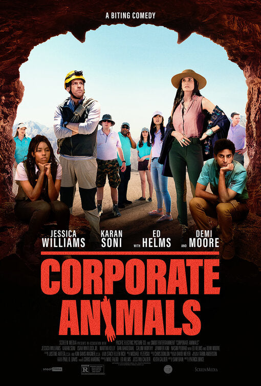 1000 piece jigsaw puzzle for the movie poster: Corporate Animals (2019)