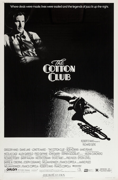 the movie poster: The Cotton Club (1984)