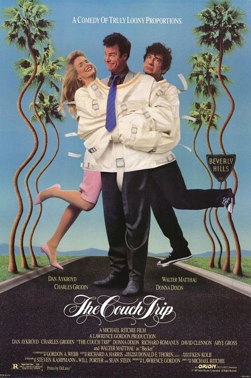 the movie poster: The Couch Trip (1988)