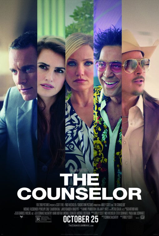 1000 piece jigsaw puzzle for the movie poster: The Counselor (2013)
