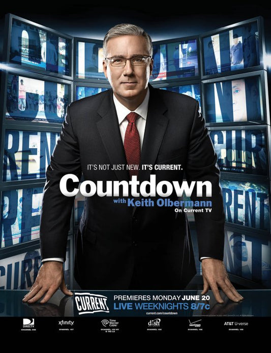 1000 piece jigsaw puzzle for tv poster: Countdown with Keith Olbermann