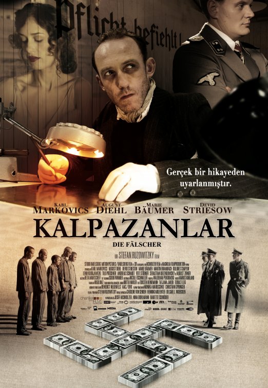 1000 piece jigsaw puzzle for the movie poster: The Counterfeiters (2007) ver8