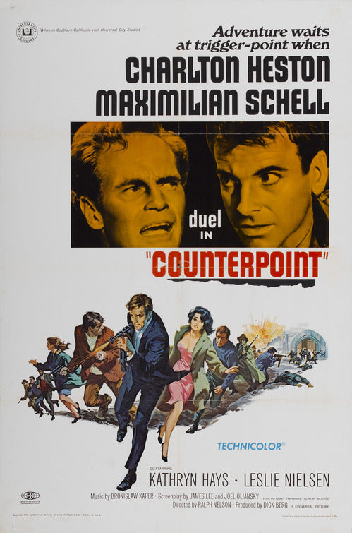 1000 piece jigsaw puzzle for the movie poster: Counterpoint (1967)