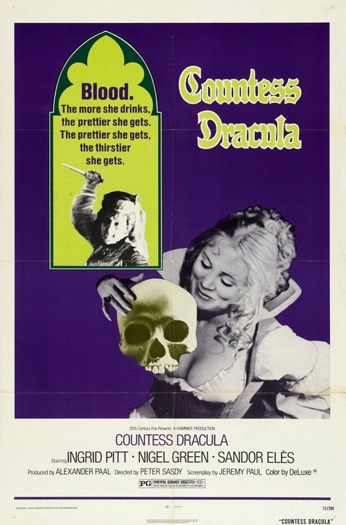 the movie poster: Countess Dracula (1972)